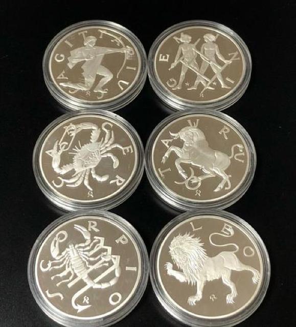 入手困難貴重品!ロシア 黄道12星座 記念銀貨メダル 12枚 < ホビー  入手困難貴重品!ロシア 黄道12星座 記念銀貨メダル 12枚 < ホビーの