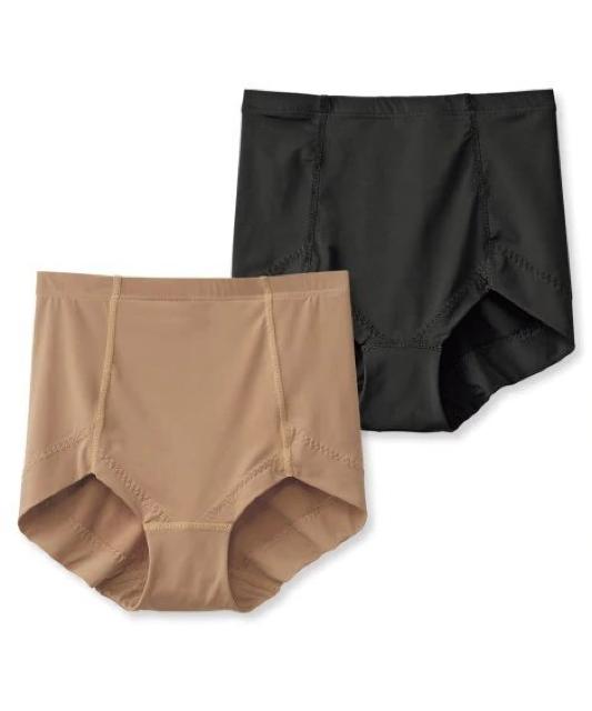 Mサイズ2枚組!超接触冷感!冷たい!ストレッチ!ツルツル素材!深ばきフイット!ショーツ < 女性ファッション  Mサイズ2枚組!超接触冷感!冷たい!ストレッチ!ツルツル素材!深ばきフイット!ショーツ < 女性ファッションの