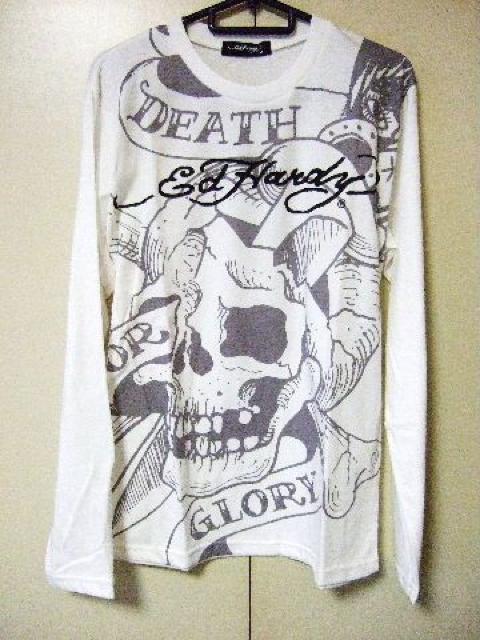 ★Ed Hardy★エドハーディー★スカル★プリント★ロンT★M★ < ブランド  ★Ed Hardy★エドハーディー★スカル★プリント★ロンT★M★  < ブランドの