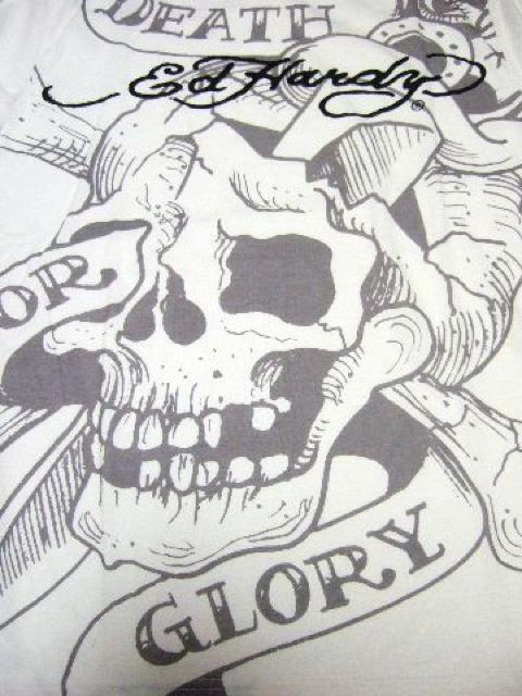 ★Ed Hardy★エドハーディー★スカル★プリント★ロンT★M★ < ブランド  ★Ed Hardy★エドハーディー★スカル★プリント★ロンT★M★ < ブランドの