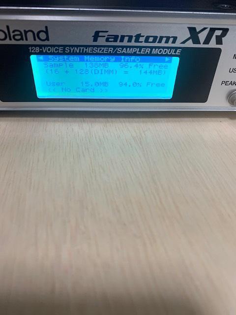 Roland Fantom-XR用メモリ 128MB 中古品 < ホビー  Roland Fantom-XR用メモリ 128MB 中古品 < ホビーの
