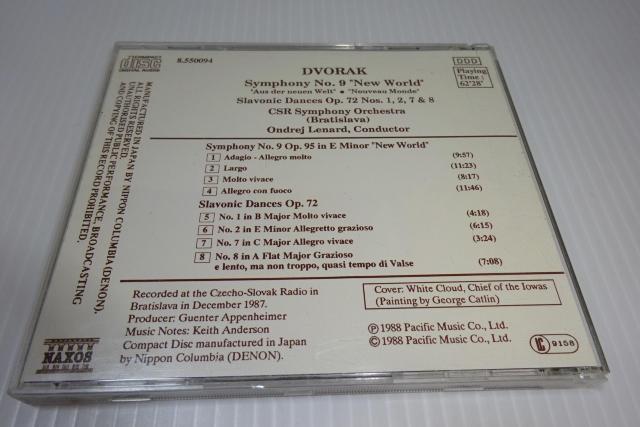 CDhHU[NNew World SymphonyDVORAKNVbNclassic2270~  CD/DVD/rfI 