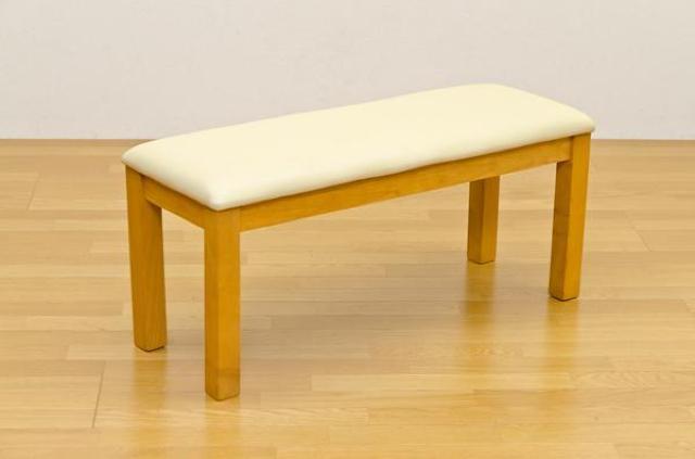 【送料無料】ダイニングベンチ 天然木 PVCレザー 合皮シート ブラウン < インテリア/ライフ 【送料無料】ダイニングベンチ 天然木 PVCレザー 合皮シート ブラウン < インテリア/ライフの