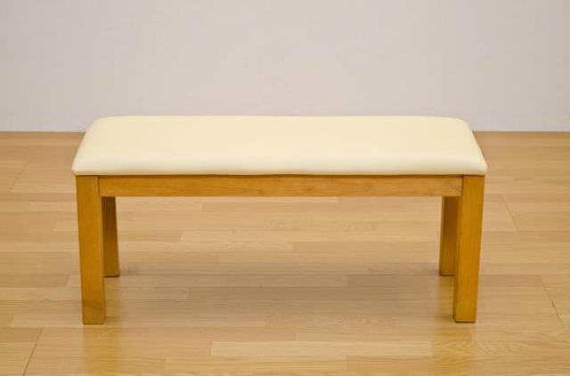 【送料無料】ダイニングベンチ 天然木 PVCレザー 合皮シート ブラウン < インテリア/ライフ 【送料無料】ダイニングベンチ 天然木 PVCレザー 合皮シート ブラウン < インテリア/ライフの