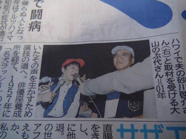 大山のぶ代さん哀悼の新聞記事ディリースポーツ新聞 !。 < ホビー 大山のぶ代さん哀悼の新聞記事ディリースポーツ新聞 !。 < ホビーの