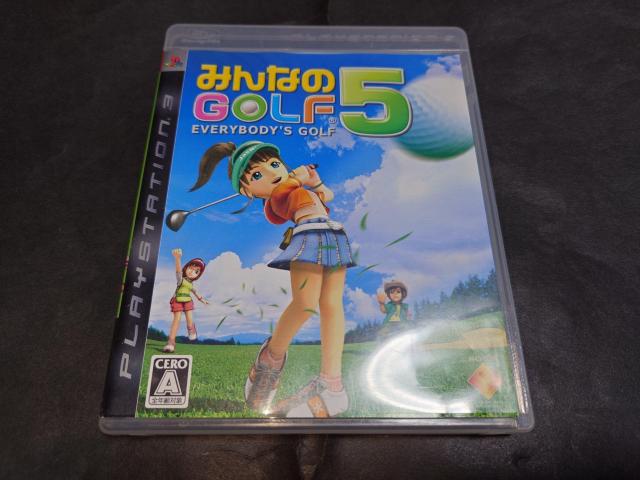PS3 みんなのGOLF5 / みんなのゴルフ5 みんGOL5 みんゴル5 インストラクションカード・チラシ付き < ゲーム本体/ソフト  PS3 みんなのGOLF5 / みんなのゴルフ5 みんGOL5 みんゴル5 インストラクションカード・チラシ付き  < ゲーム本体/ソフトの