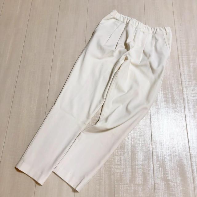 ◆MICHEL KLEIN/ミッシェルクラン◆定番クロップドパンツ★ホワイト36*秋冬コーデ*キレイめオフィス < ブランド  ◆MICHEL KLEIN/ミッシェルクラン◆定番クロップドパンツ★ホワイト36*秋冬コーデ*キレイめオフィス < ブランドの