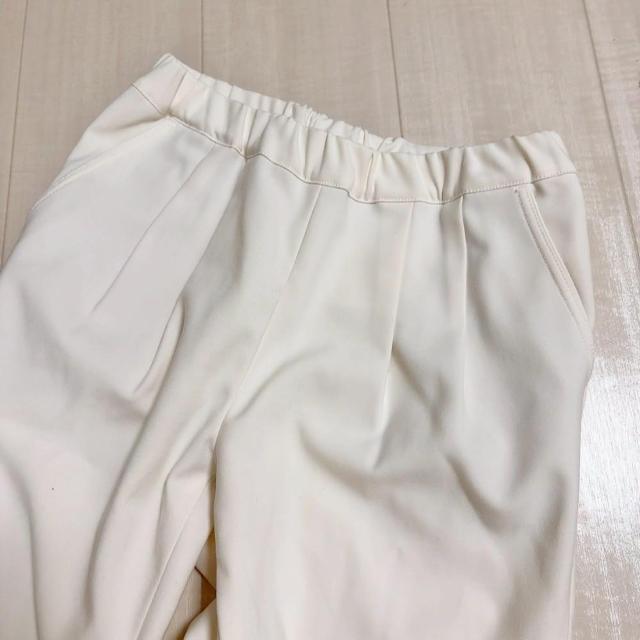 ◆MICHEL KLEIN/ミッシェルクラン◆定番クロップドパンツ★ホワイト36*秋冬コーデ*キレイめオフィス < ブランド  ◆MICHEL KLEIN/ミッシェルクラン◆定番クロップドパンツ★ホワイト36*秋冬コーデ*キレイめオフィス < ブランドの