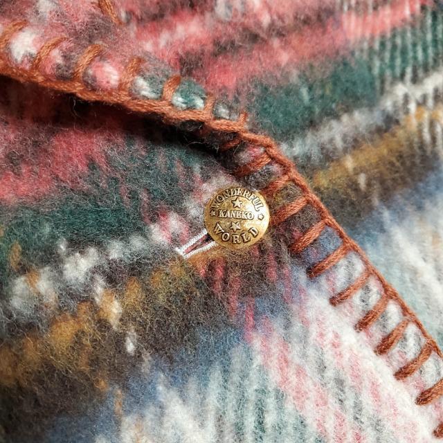 レア!ワンダフルワールド サンタとツリー刺繍パッチジャケット カネコイサオ クリスマスに < ブランド レア!ワンダフルワールド サンタとツリー刺繍パッチジャケット カネコイサオ クリスマスに < ブランドの