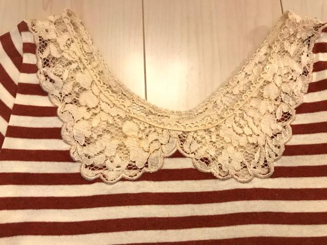 ●snidel●レース襟風カットソー/FREESIZE < ブランド ●snidel●レース襟風カットソー/FREESIZE < ブランドの