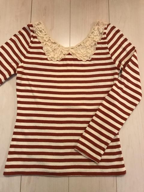 ●snidel●レース襟風カットソー/FREESIZE < ブランド ●snidel●レース襟風カットソー/FREESIZE < ブランドの