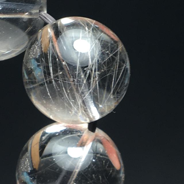 《No.100》希少 天然石シルバールチルクォーツ 12.7mm < 女性アクセサリー/時計  《No.100》希少 天然石シルバールチルクォーツ 12.7mm  < 女性アクセサリー/時計の