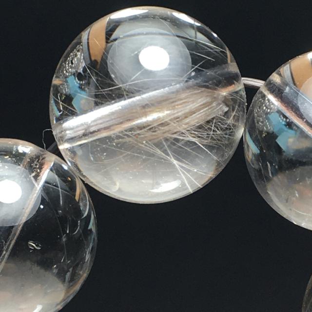 《No.100》希少 天然石シルバールチルクォーツ 12.7mm < 女性アクセサリー/時計  《No.100》希少 天然石シルバールチルクォーツ 12.7mm < 女性アクセサリー/時計の
