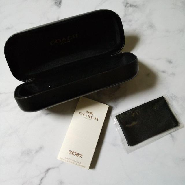 【本物】COACH/コーチ★メガネケース・メガネ拭き・説明書3点★新品 < ブランド  【本物】COACH/コーチ★メガネケース・メガネ拭き・説明書3点★新品 < ブランドの