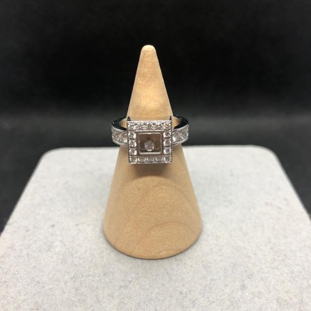 即決 Chopard ショパール ハッピーダイヤモンド スクエア リング 指輪 < ブランド  即決 Chopard ショパール ハッピーダイヤモンド スクエア リング 指輪  < ブランドの