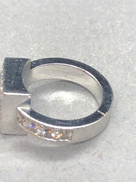 即決 Chopard ショパール ハッピーダイヤモンド スクエア リング 指輪 < ブランド  即決 Chopard ショパール ハッピーダイヤモンド スクエア リング 指輪 < ブランドの