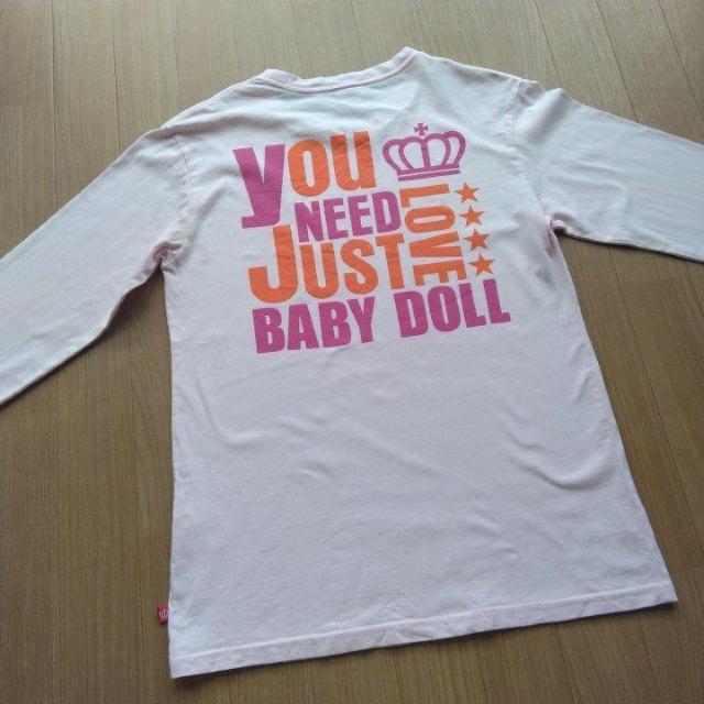中古 ロンT M ソフトピンク ベビードールBABYDOLLベビド < ブランド  中古 ロンT M ソフトピンク ベビードールBABYDOLLベビド < ブランドの