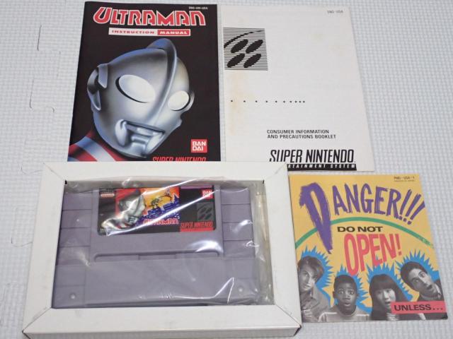 SFC��ULTRAMAN SNES �C�O�� �k�Ĕ� �[�q���|�� �� �Q�[���{��/�\�t�g�� 