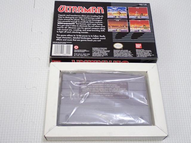 SFC��ULTRAMAN SNES �C�O�� �k�Ĕ� �[�q���|�� �� �Q�[���{��/�\�t�g�� 