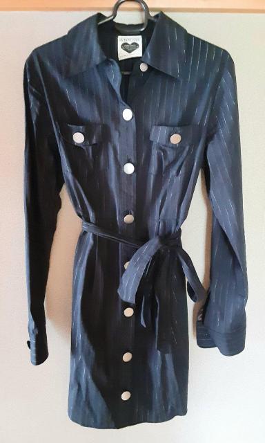 トップス シャツ PJ チュニック ワンピース M シャツワンピース ブラック 黒 カーディガン 長袖 ブラウス PEACH < 女性ファッション  トップス シャツ PJ チュニック ワンピース M シャツワンピース ブラック 黒 カーディガン 長袖 ブラウス PEACH  < 女性ファッションの