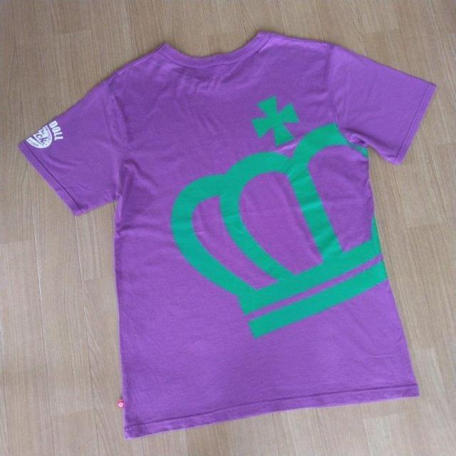 斜め王冠Tシャツ 紫 L ベビードールBABYDOLLベビド < ブランド 斜め王冠Tシャツ 紫 L ベビードールBABYDOLLベビド < ブランドの