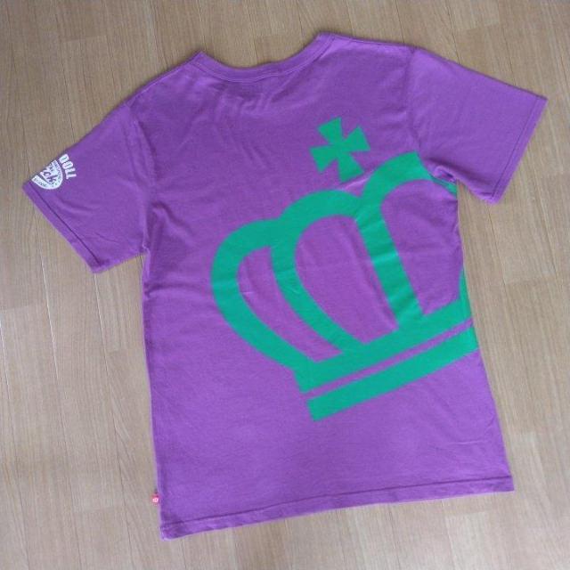 斜め王冠Tシャツ 紫 L ベビードールBABYDOLLベビド < ブランド 斜め王冠Tシャツ 紫 L ベビードールBABYDOLLベビド < ブランドの