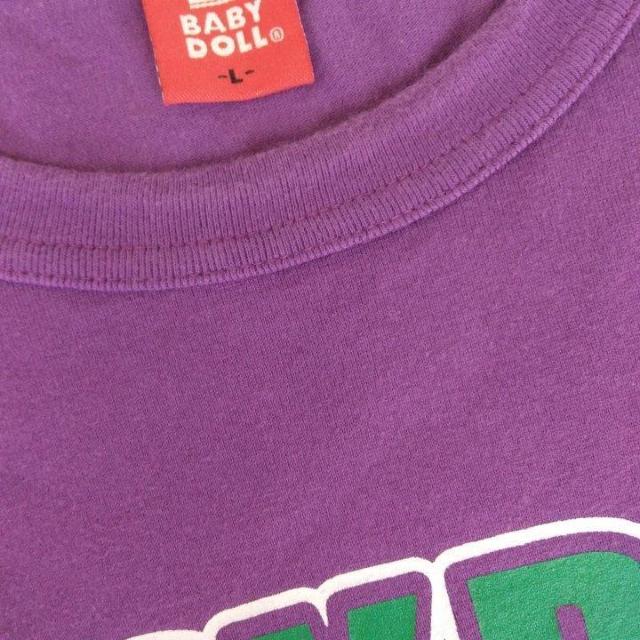 斜め王冠Tシャツ 紫 L ベビードールBABYDOLLベビド < ブランド 斜め王冠Tシャツ 紫 L ベビードールBABYDOLLベビド < ブランドの
