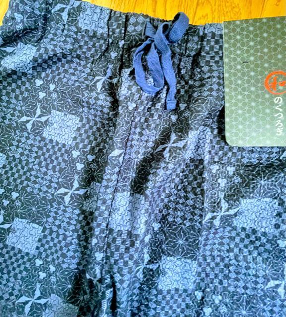 5Lサイズ!高貴紳士的!リップル浴衣素材!和のくつろぎ!両サイドand後一つポケット付き!爽やかな着心地!ハーフパンツ!新品! < 男性ファッション  5Lサイズ!高貴紳士的!リップル浴衣素材!和のくつろぎ!両サイドand後一つポケット付き!爽やかな着心地!ハーフパンツ!新品! < 男性ファッションの