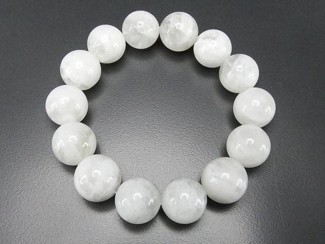 逸品一点物スノーファントムクォーツ超大玉約17mm天然石ブレスレット数珠 < 女性アクセサリー/時計  逸品一点物スノーファントムクォーツ超大玉約17mm天然石ブレスレット数珠 < 女性アクセサリー/時計の