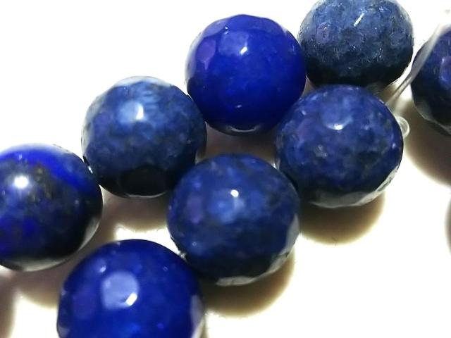 天然石★青瑪瑙 10mm128面カット 半連 < 女性アクセサリー/時計  天然石★青瑪瑙 10mm128面カット 半連 < 女性アクセサリー/時計の