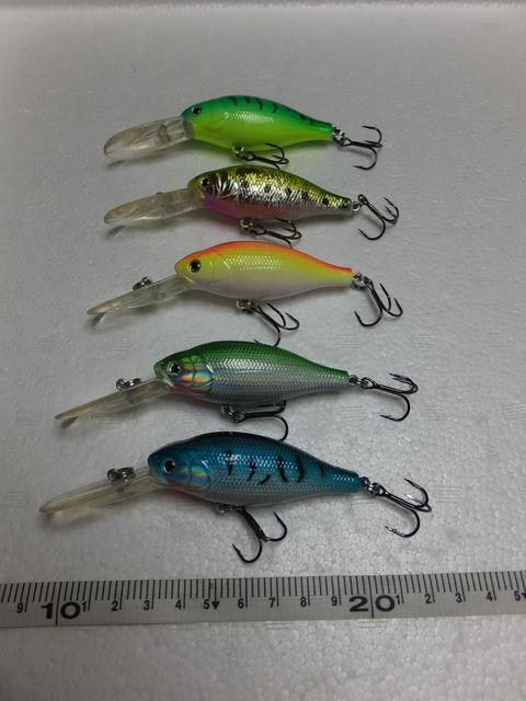 新品 ルアーセット クランクベイト 5個 19g < レジャー/スポーツ 新品 ルアーセット クランクベイト 5個 19g < レジャー/スポーツの