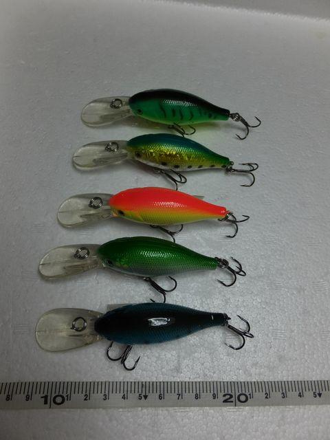 新品 ルアーセット クランクベイト 5個 19g < レジャー/スポーツ 新品 ルアーセット クランクベイト 5個 19g < レジャー/スポーツの