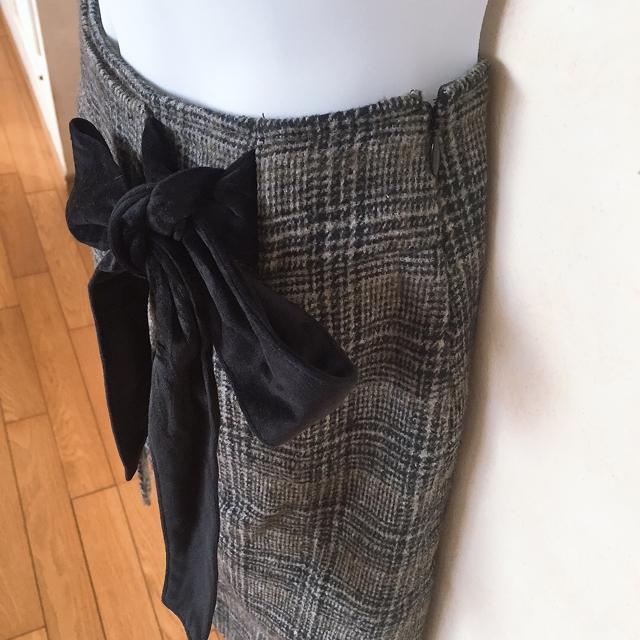 送料185円 切手可 マジェスティックレゴン リボン付 スカート < ブランド  送料185円 切手可 マジェスティックレゴン リボン付 スカート < ブランドの