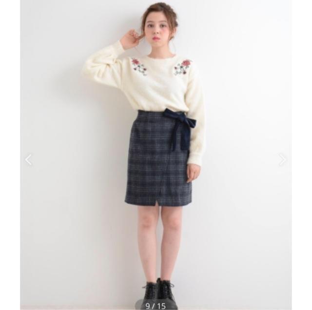 送料185円 切手可 マジェスティックレゴン リボン付 スカート < ブランド  送料185円 切手可 マジェスティックレゴン リボン付 スカート < ブランドの