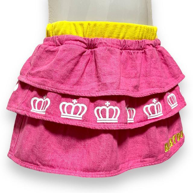 【BABYDOLL×DiSNEY/90】ミッキープリント入3段フリルミニスカート < ブランド  【BABYDOLL×DiSNEY/90】ミッキープリント入3段フリルミニスカート < ブランドの