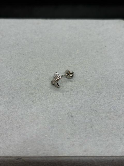 即決 4℃ ヨンドシー Pt900 プラチナ ピアス 片耳のみ < ブランド  即決 4℃ ヨンドシー Pt900 プラチナ ピアス 片耳のみ  < ブランドの