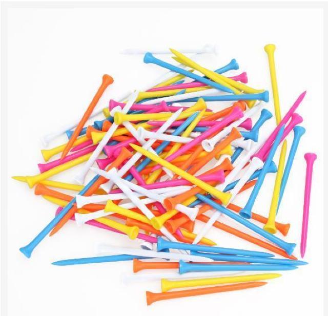 送料無料 ゴルフティー 100個 ゴルフ釘 54 mm プラスチック 混合色 < レジャー/スポーツ  送料無料 ゴルフティー 100個 ゴルフ釘 54 mm プラスチック 混合色  < レジャー/スポーツの