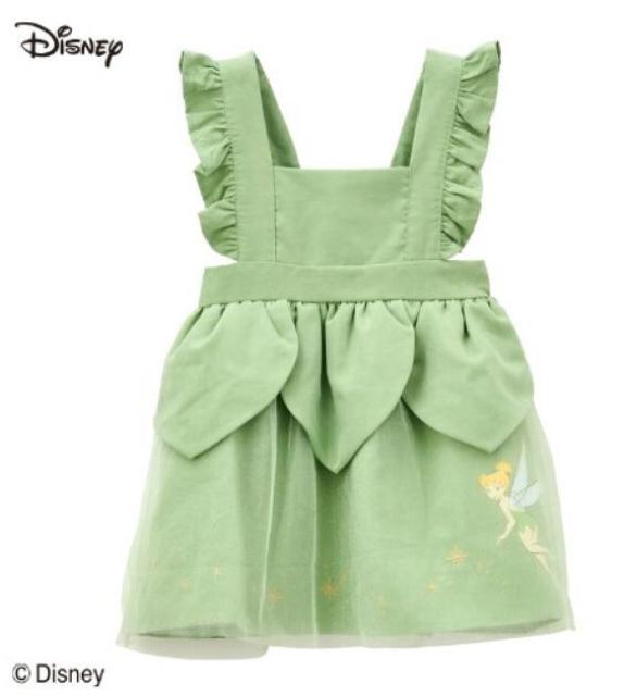 ☆しまむら Loulou Ami×Disney ティンカーベル ワンピース☆ < キッズ/ベビー  ☆しまむら Loulou Ami×Disney ティンカーベル ワンピース☆  < キッズ/ベビーの
