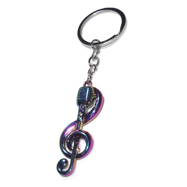 ガイコツマイク マイク ト音記号 カラフル キーホルダー キーリング チャーム < 男性ファッション ガイコツマイク マイク ト音記号 カラフル キーホルダー キーリング チャーム < 男性ファッションの