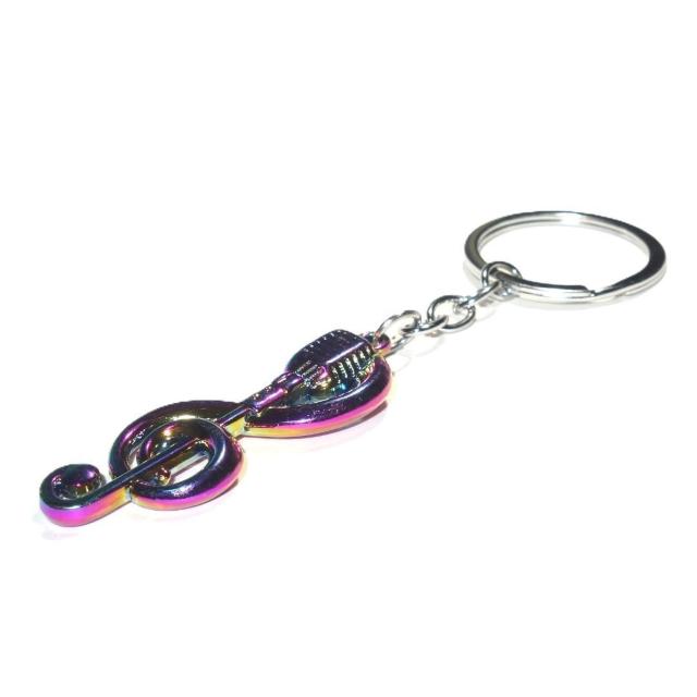 ガイコツマイク マイク ト音記号 カラフル キーホルダー キーリング チャーム < 男性ファッション ガイコツマイク マイク ト音記号 カラフル キーホルダー キーリング チャーム < 男性ファッションの