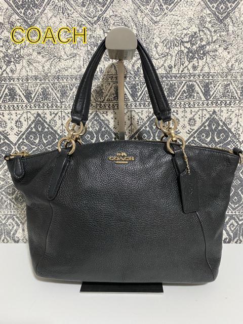 【美品】COACH コーチ F36675 レザー トートバッグ ハンド ブラック < ブランド  【美品】COACH コーチ F36675 レザー トートバッグ ハンド ブラック  < ブランドの