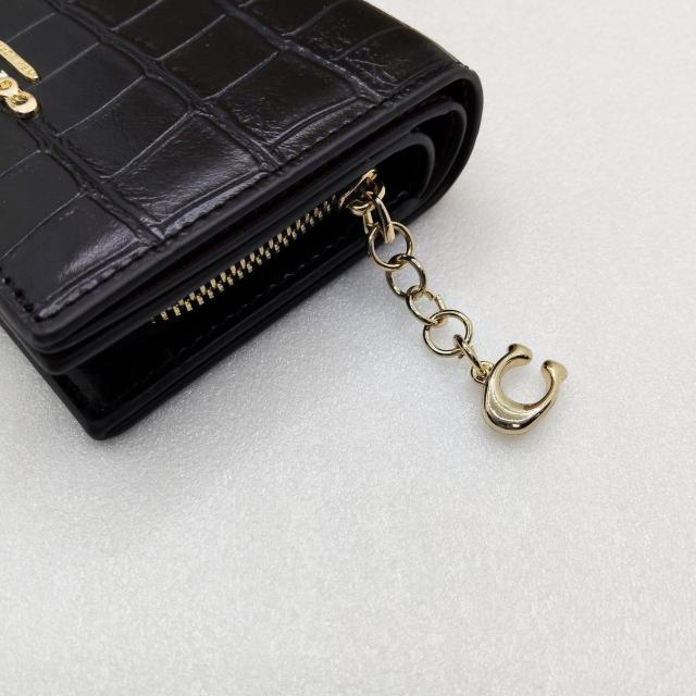 新品COACH 二つ折り財布 クロコダイル柄型押しレザー スナップウォレット < ブランド 新品COACH 二つ折り財布 クロコダイル柄型押しレザー スナップウォレット < ブランドの