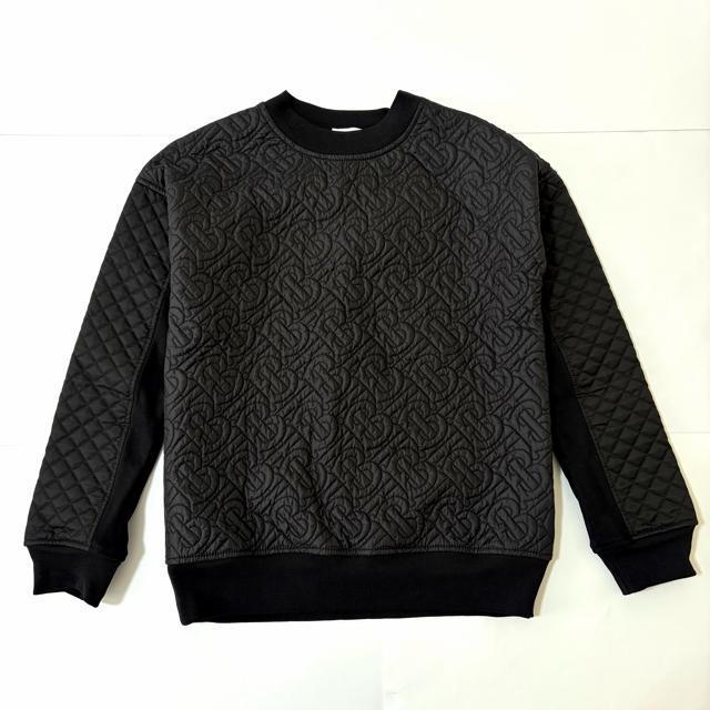 【未使用】BURBERRY ブラックキルティング トレーナー 12Y 152cm バーバリー < キッズ/ベビー 【未使用】BURBERRY ブラックキルティング トレーナー 12Y 152cm バーバリー < キッズ/ベビーの