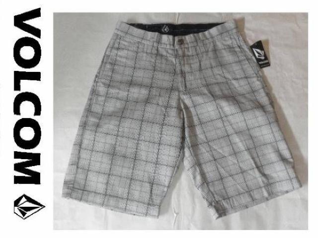 USA購入 ボルコム VOLCOM 渋いチェック柄 ハーフP 28インチGray < ブランド  USA購入 ボルコム VOLCOM 渋いチェック柄 ハーフP 28インチGray  < ブランドの