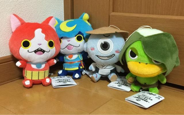 妖怪ウォッチ コロっとまんまるぬいぐるみ 全4種セット < おもちゃ 妖怪ウォッチ コロっとまんまるぬいぐるみ 全4種セット < おもちゃの