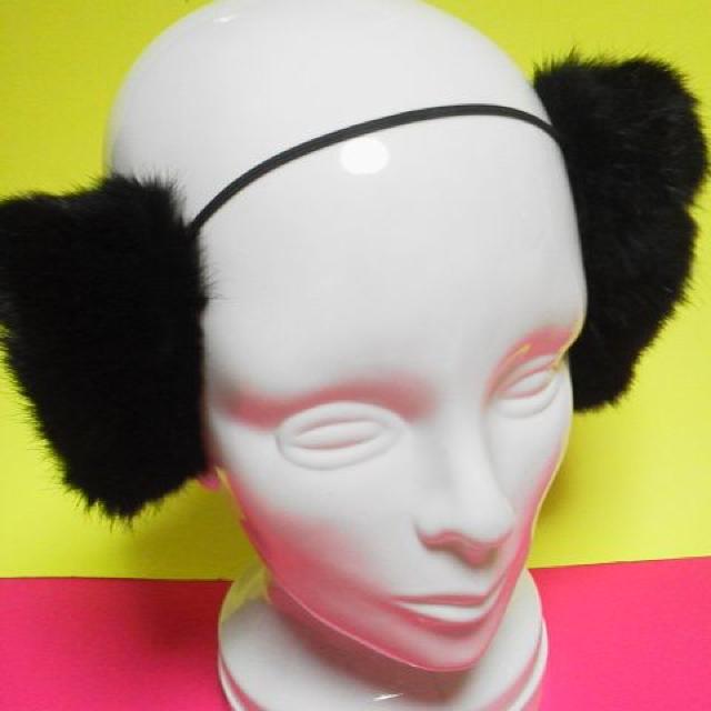 リアルファーふわふわイヤマフラー★黒  小悪魔-黒ageha・姫系 < 女性ファッション  リアルファーふわふわイヤマフラー★黒  小悪魔-黒ageha・姫系  < 女性ファッションの