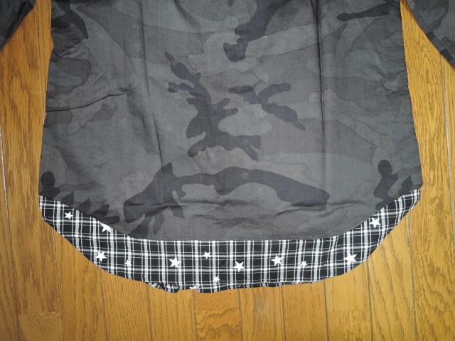 新品 uniform experiment DOUBLE LAYERD SHIRT 1 迷彩 チェック柄 レイヤード シャツ < ブランド 新品 uniform experiment DOUBLE LAYERD SHIRT 1 迷彩 チェック柄 レイヤード シャツ < ブランドの