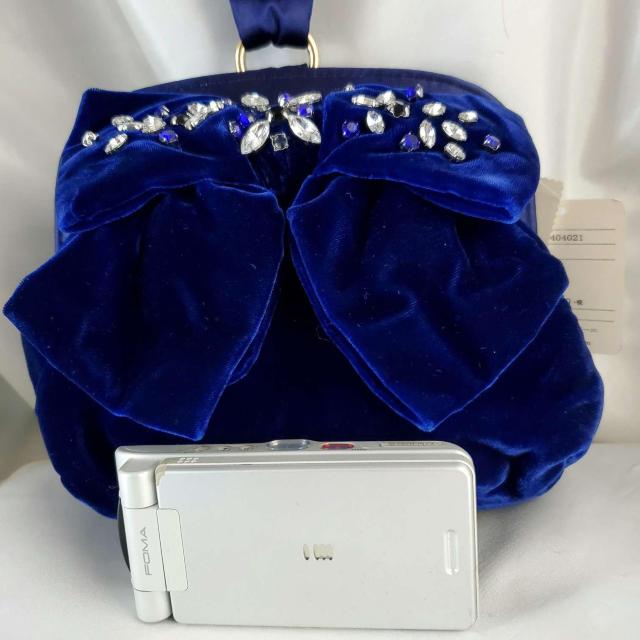 込み★ラピュイ★ラインストーン&リボンデザインパーティーバック★ < 女性ファッション  込み★ラピュイ★ラインストーン&リボンデザインパーティーバック★ < 女性ファッションの