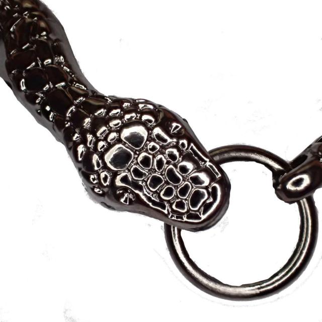 黒色 蛇 ヘビ へび スネーク ブレスレット アクセサリー ブラック メンズ < 男性アクセサリー/時計 黒色 蛇 ヘビ へび スネーク ブレスレット アクセサリー ブラック メンズ < 男性アクセサリー/時計の