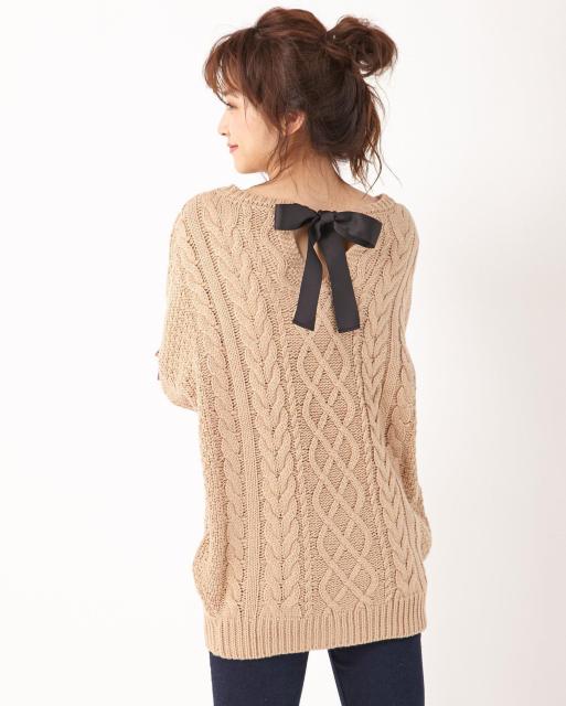 新品☆イング*ダーリンバックリボンチュニックニット < ブランド  新品☆イング*ダーリンバックリボンチュニックニット  < ブランドの